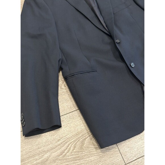Peter Millar Blazer Mens 44R Blue 100% Wool 2 Button Sport Coat - Picture 10 of 11
